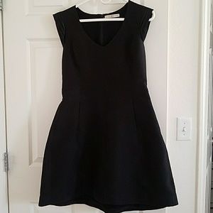 Modern black Halston Heritage cocktail dress